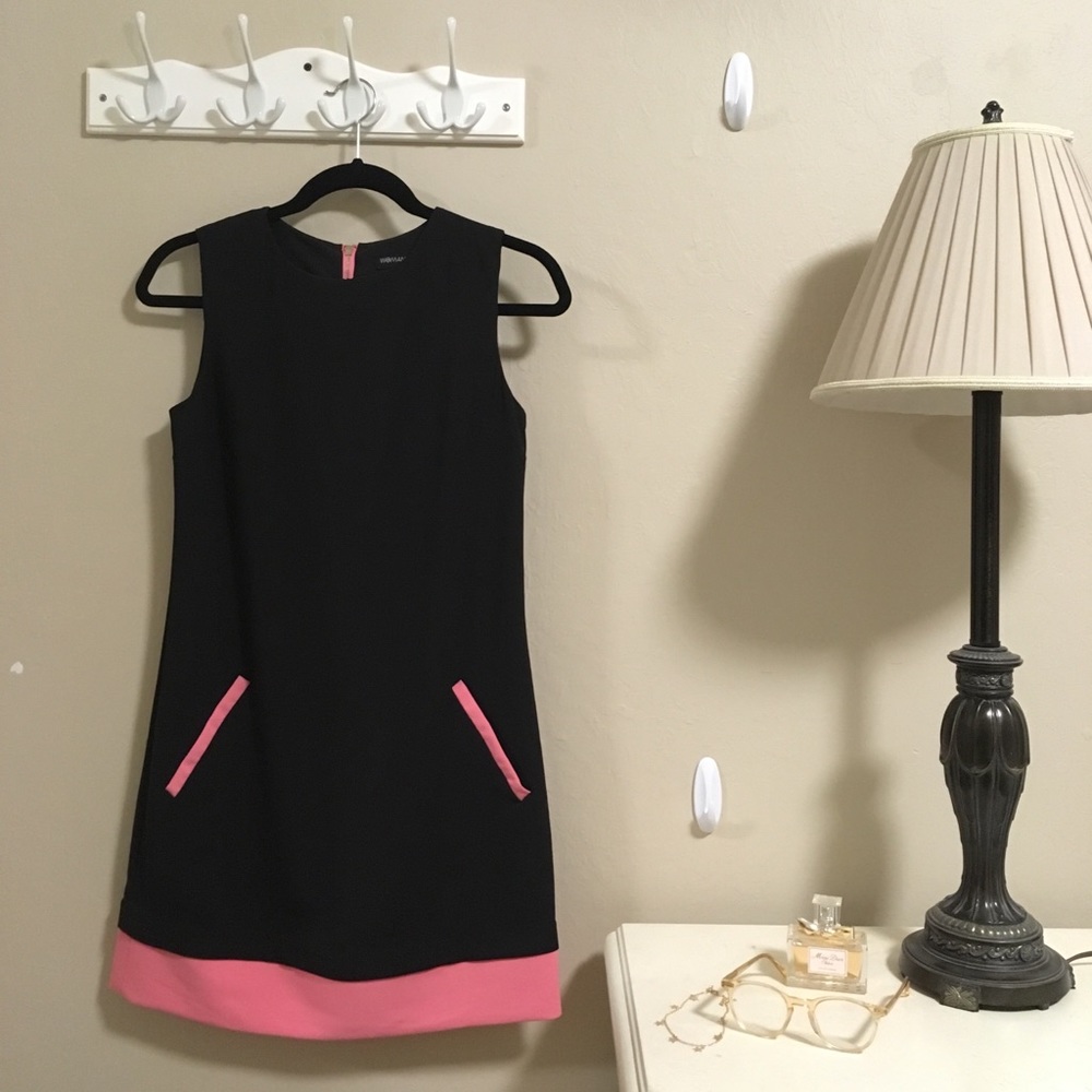 Black & pink formal dress